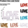 Large Resin Sculpture of White Love Letters